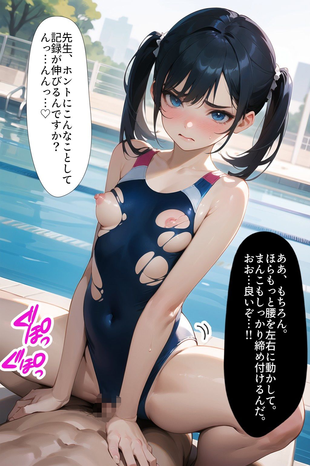 サンプル画像3:名門水泳部の秘密特訓(ココナッツパンチS) [d_332926]