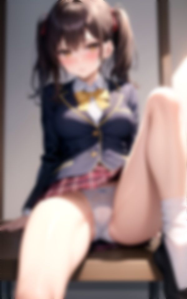 サンプル画像2:処女特集！Gカップ童顔巨乳の処女を襲う！制服姿で開脚パンチラが最高！(びじょずかん) [d_332927]