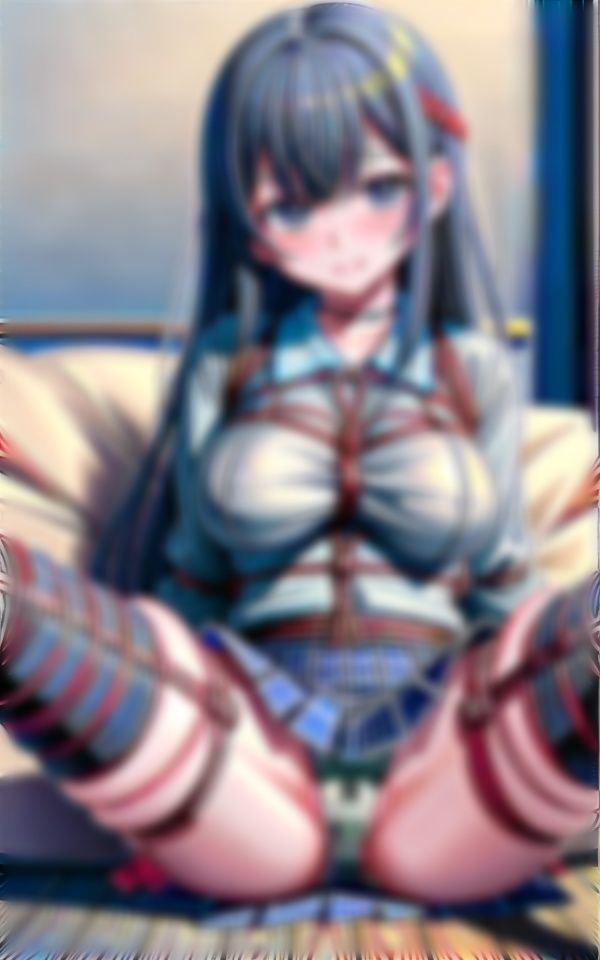 サンプル画像2:巨乳痴女と縄〜鬼畜登校日…こんな格好じゃ動けないよ(あいデジタル出版) [d_332932]