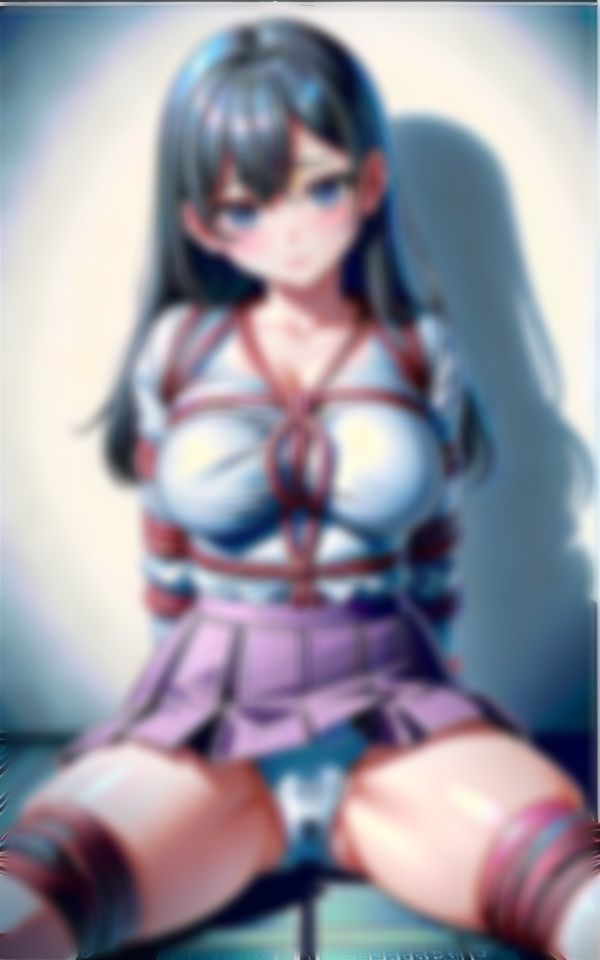 サンプル画像1:JK鬼しばり〜いつも生意気なアイツの濡れてるパンツは絶景だ(リアルAI美少女LABO) [d_332934]