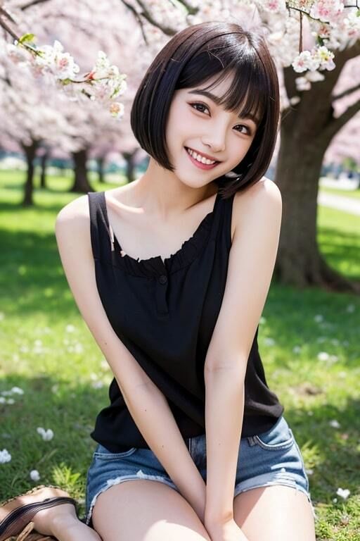 サンプル画像3:AI生成美女写真集 vol22 サクラ美女(Ai Girls Collection) [d_332953]