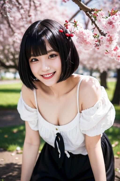 サンプル画像5:AI生成美女写真集 vol22 サクラ美女(Ai Girls Collection) [d_332953]