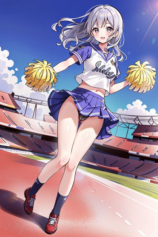 サンプル画像3:チアガールの風チラ(D.P.H.) [d_332955]