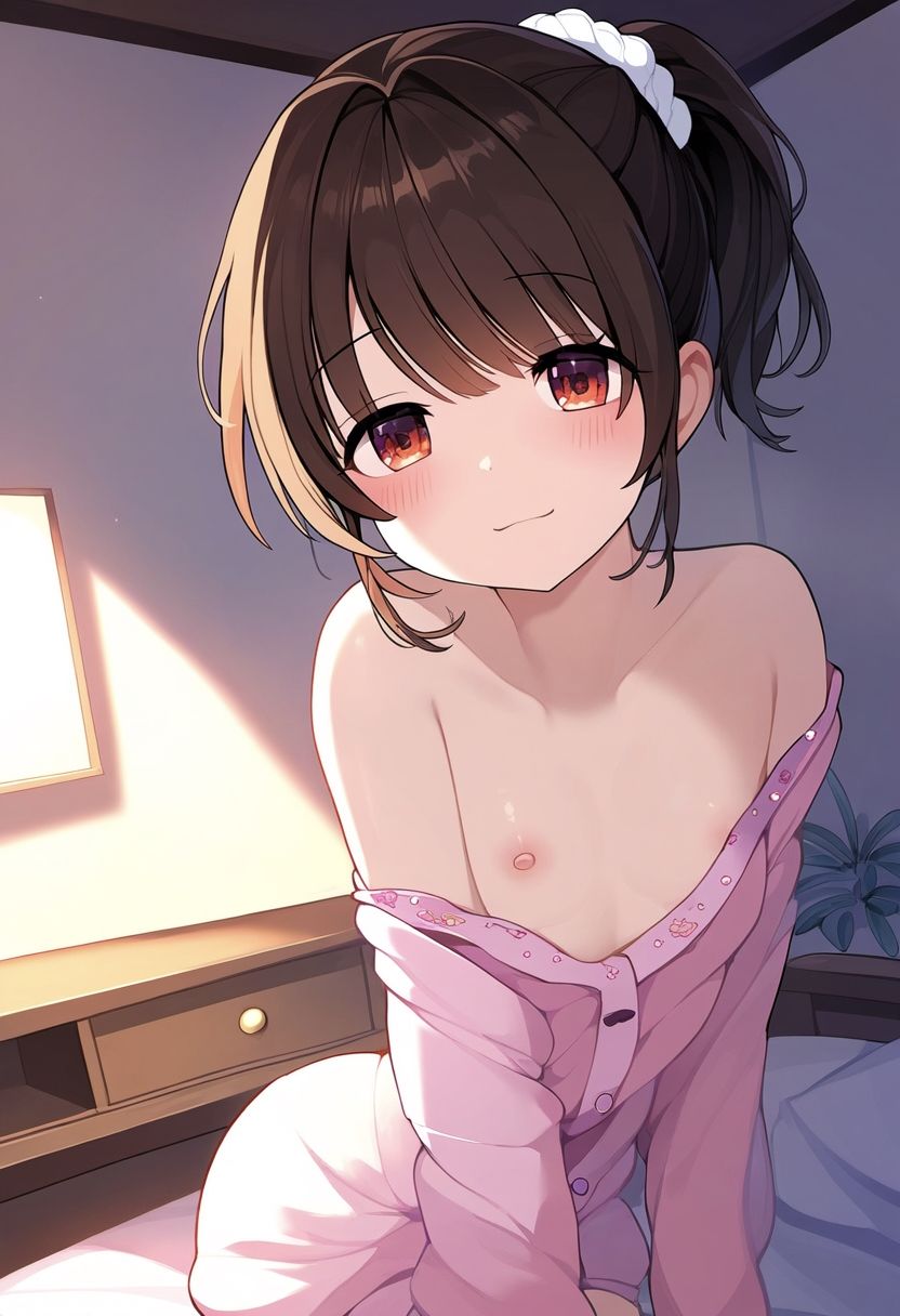 サンプル画像2:妹は兄ちゃんが責任持って成長させてやるからな！ 親に内緒で中出しセックス｜処女喪失は近親相姦で｜イラスト500枚（正常位・後背位・手コキ・裸エプロン）(絵師たか) [d_333048]