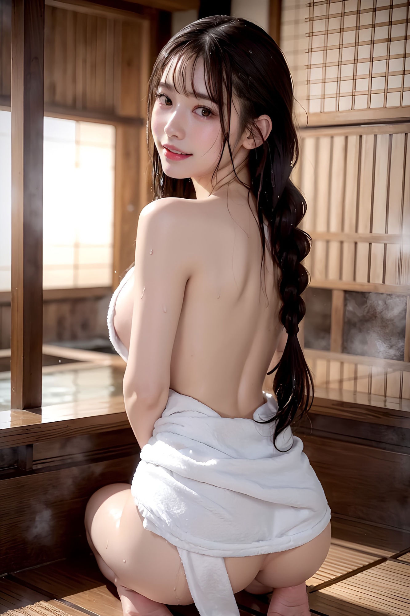 サンプル画像5:彼氏持ち美女と初詣デート(beauty) [d_333049]