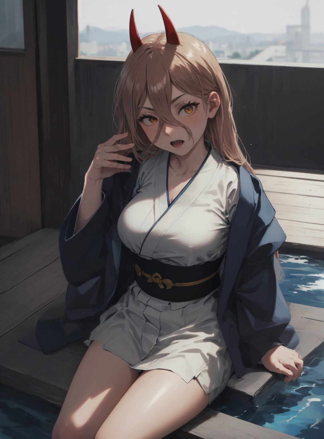 サンプル画像1:チェンソー〇ンのイラスト集〜431枚〜(川瀬と遊園地) [d_333077]