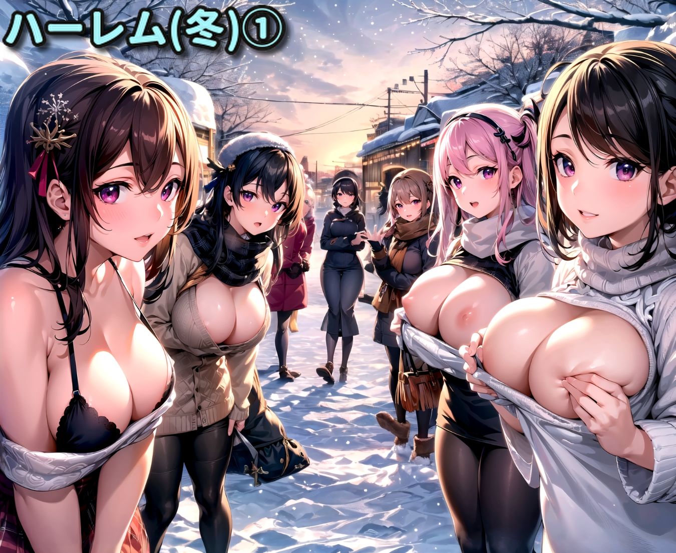 サンプル画像1:むちむちハーレム詰め合わせ vol.5(パダ) [d_333086]