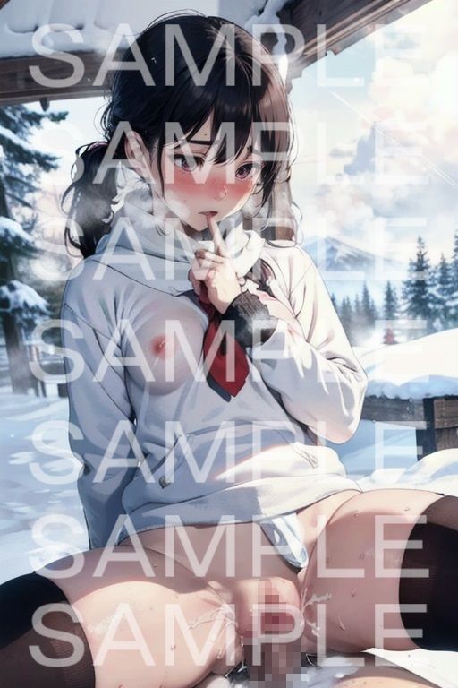 サンプル画像1:はじめってえっちの女子校生 〜雪山遭難天使編〜(AI IMEKURI) [d_333099]