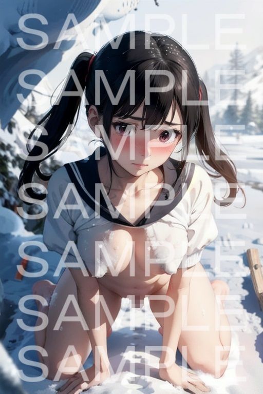 サンプル画像3:はじめってえっちの女子校生 〜雪山遭難天使編〜(AI IMEKURI) [d_333099]
