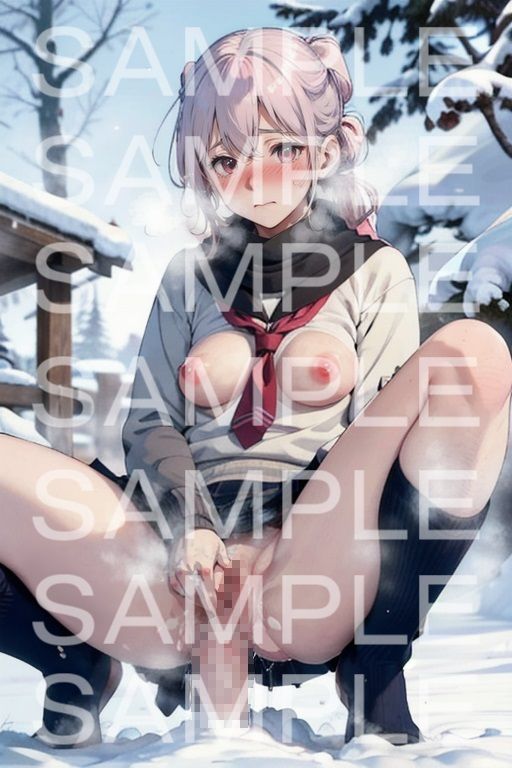 サンプル画像4:はじめってえっちの女子校生 〜雪山遭難天使編〜(AI IMEKURI) [d_333099]
