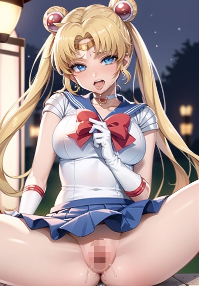 サンプル画像1:セーラー戦士の露出写真集(二次元の華道) [d_333255]