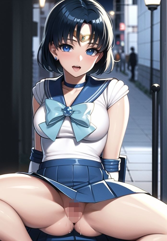 サンプル画像4:セーラー戦士の露出写真集(二次元の華道) [d_333255]