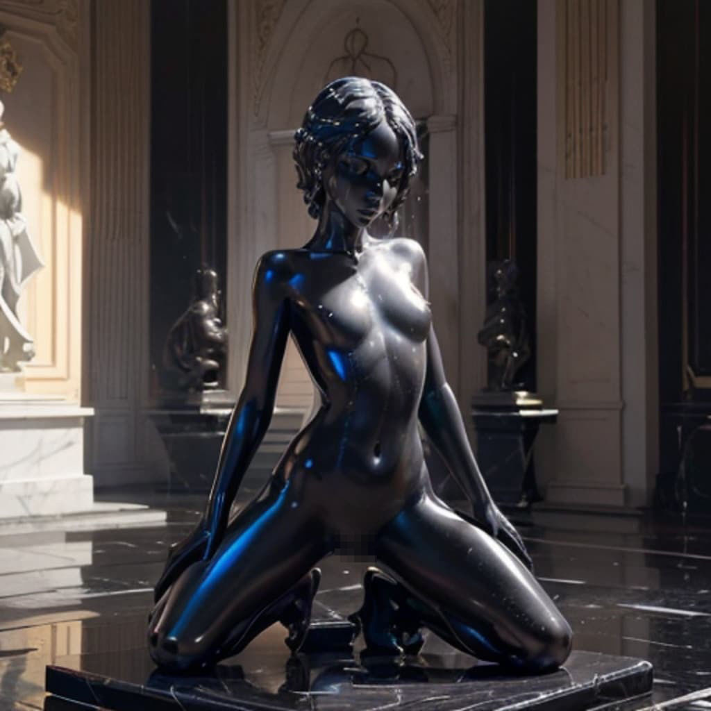 サンプル画像4:女体の森美術館 曲線的な彫刻展5(ANAGO) [d_333363]