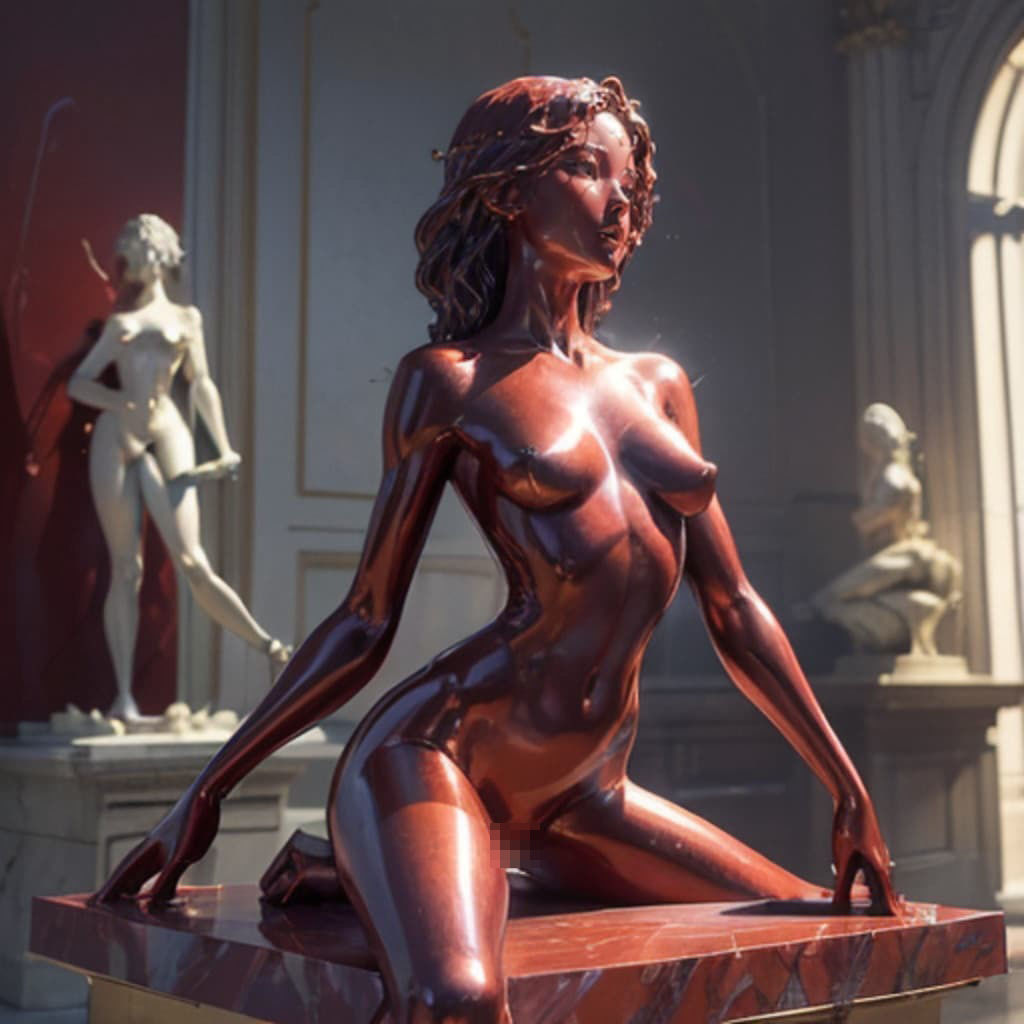 サンプル画像1:女体の森美術館 曲線的な彫刻展6(ANAGO) [d_333366]