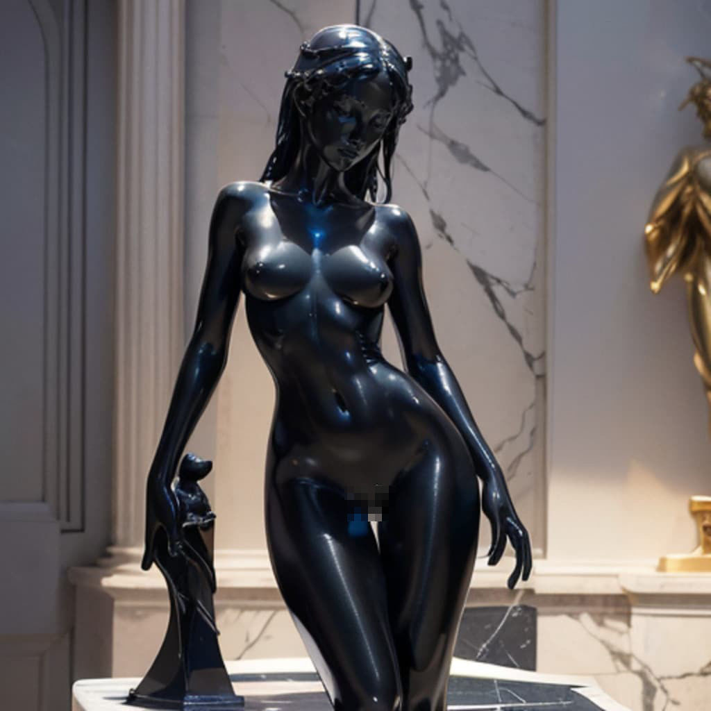 サンプル画像6:女体の森美術館 曲線的な彫刻展6(ANAGO) [d_333366]