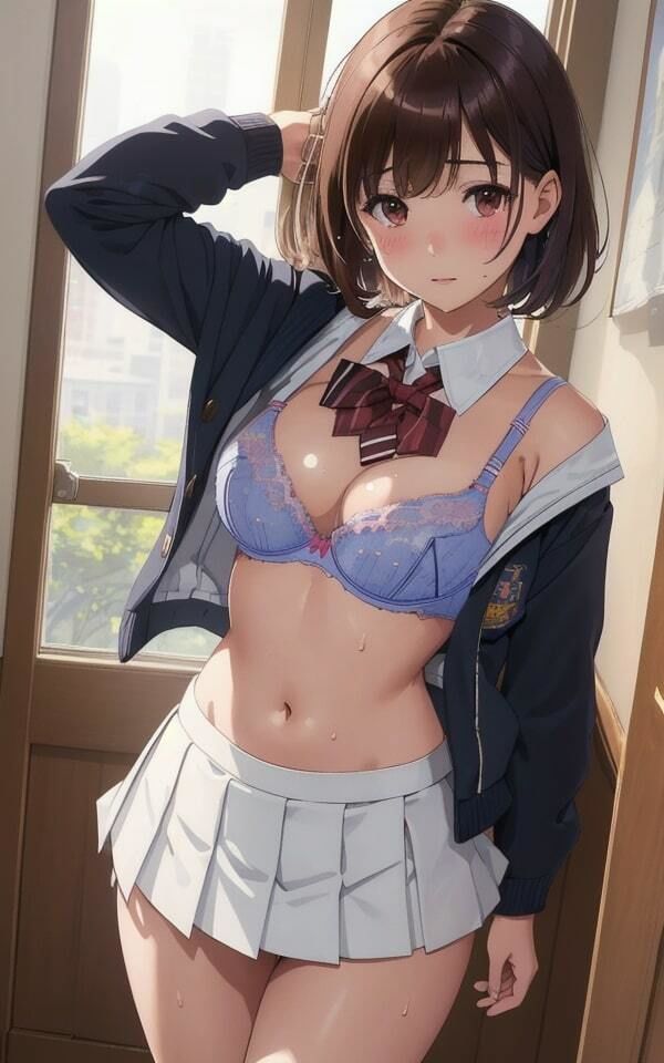 サンプル画像1:ボブが似合う 制服美女 61人収録(妄想性癖) [d_333374]