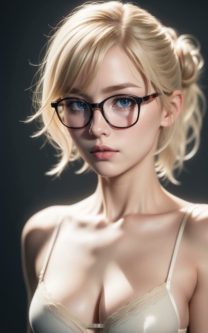 サンプル画像1:AI美女写真集Vol.97:パーフェクトXメガネ女子（全139ページ）(beauty4ever) [d_333393]