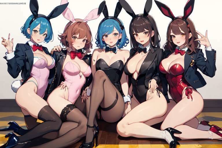 サンプル画像6:【微エロ】人妻水着・バニーイラスト集【総枚数198枚】(満点星) [d_333401]