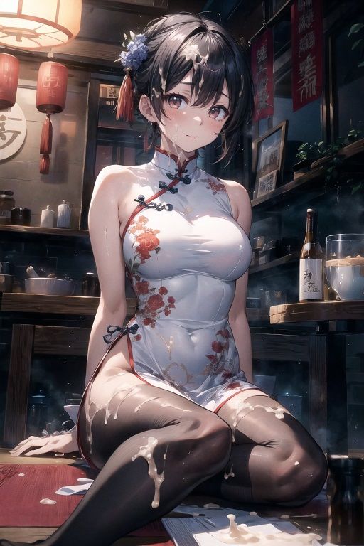 サンプル画像6:本場中華飯店の超美尻＆超美脚なチャイナドレス娘(女神の果樹園) [d_333446]