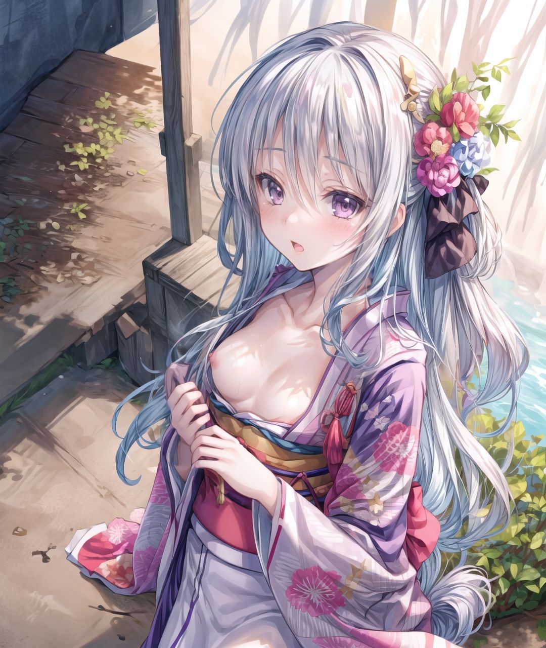 サンプル画像4:美少女たちのひととき・椎名ひ〇り(Aark) [d_333455]