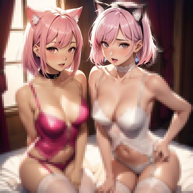 サンプル画像1:餌をあげた野良猫が擬人化して恩返ししにきた(BMさん) [d_333482]