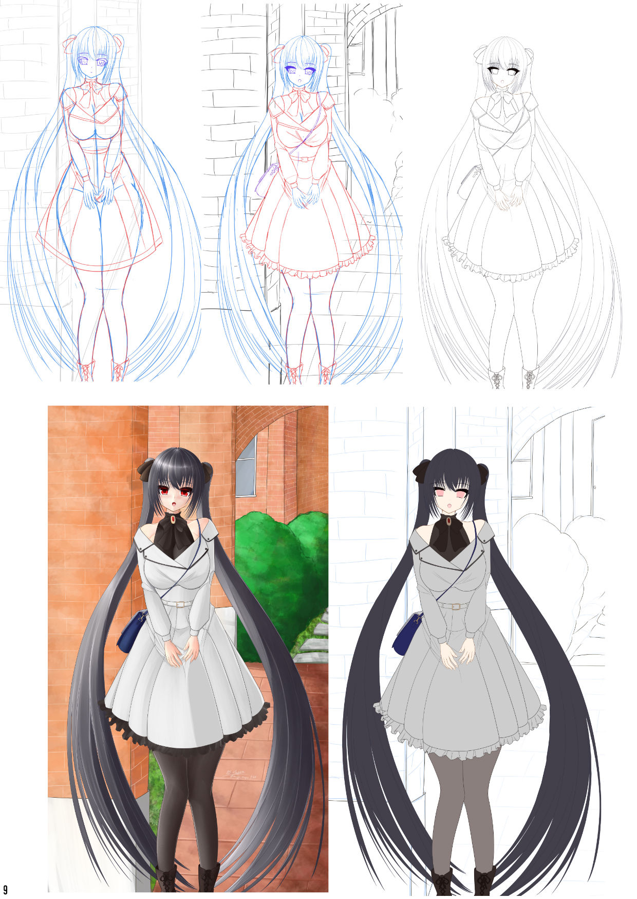 サンプル画像3:Cho-C イラスト＆線画集(Cho-C) [d_333500]