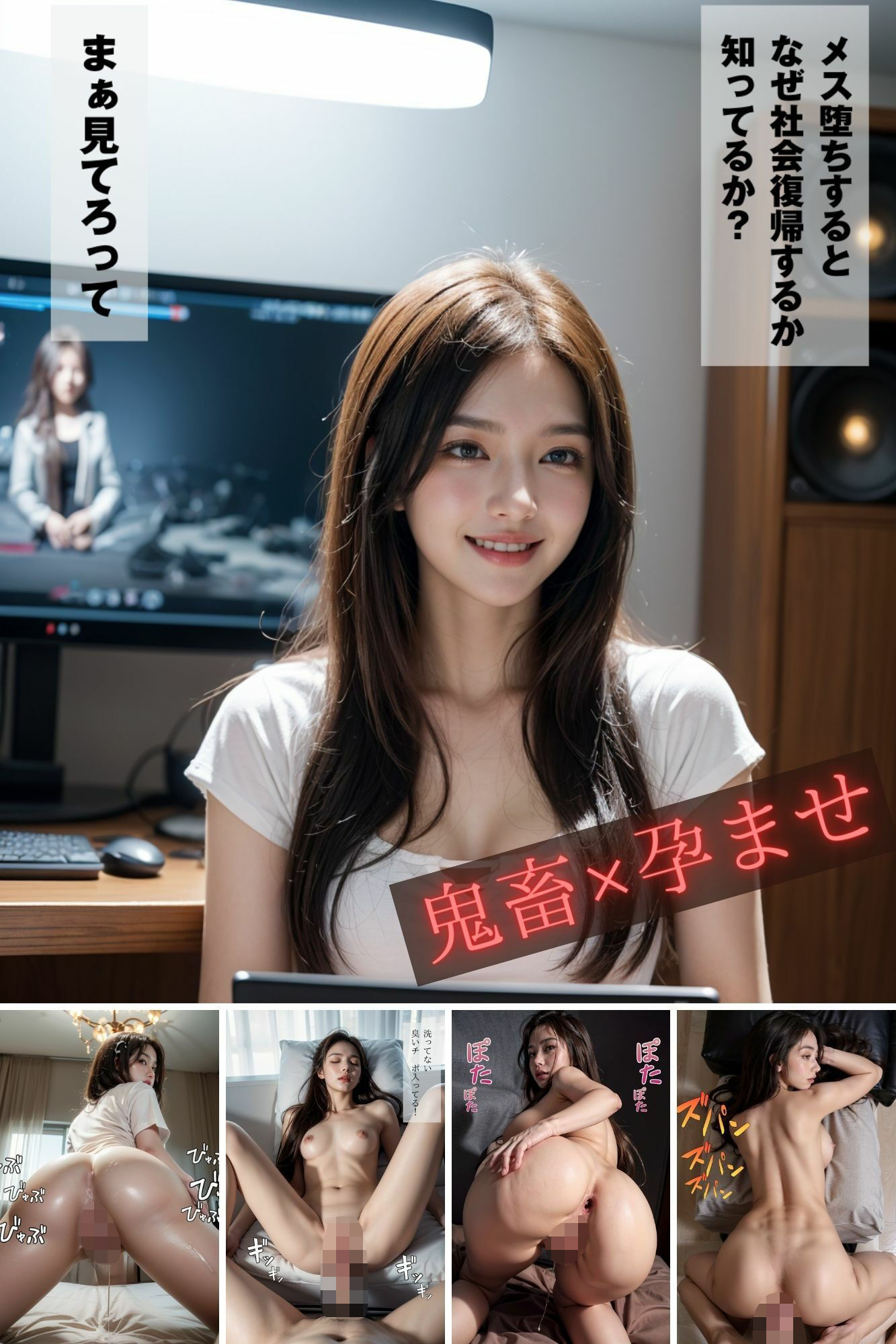 サンプル画像1:152cmの引きこもりメンヘラを調教してメス堕ちさせた(猫耳堂) [d_333519]