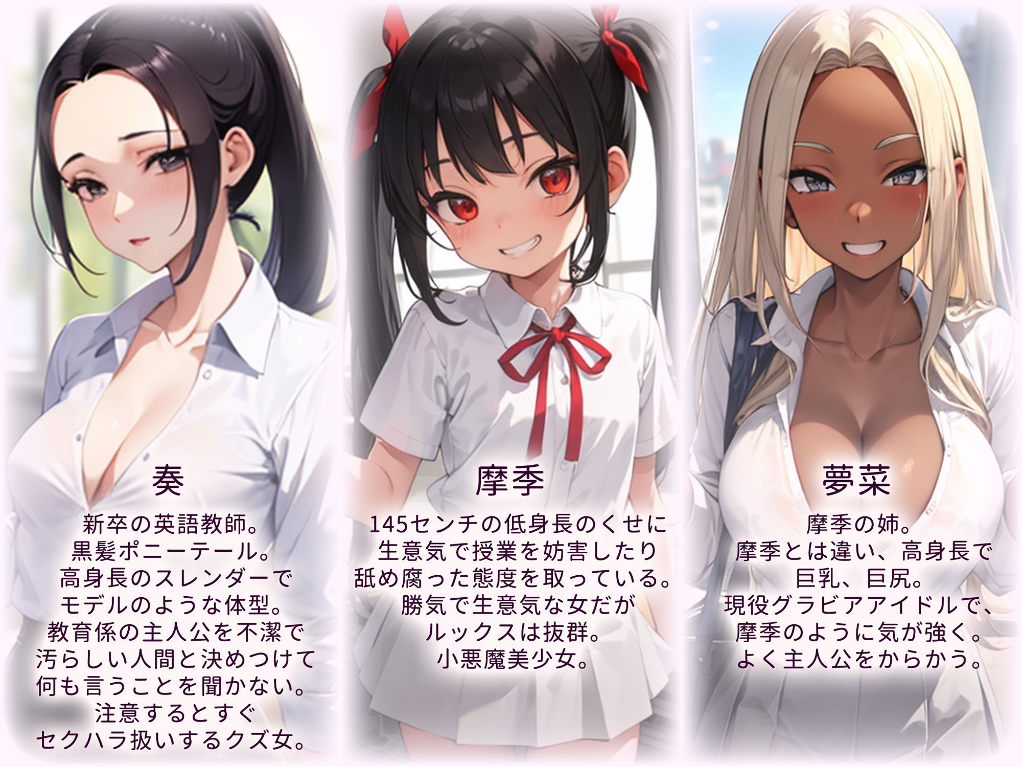 サンプル画像2:生徒からいじめられている女子校教師の俺が魔改造マジカルチンポを手に入れたので、ナマイキ女子生徒どもを調教して売り飛ばします！！(愛ぺっと) [d_333691]