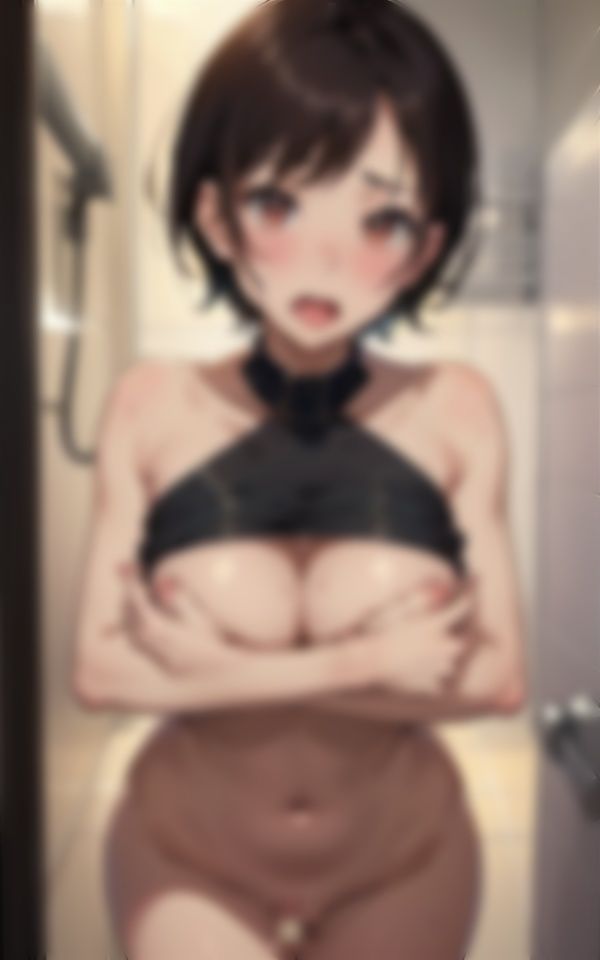 サンプル画像1:【兄弟愛】お姉ちゃんの裸を見てムラムラしてしまう・・・お風呂場で遭遇した姉のおっぱいがデカかった！(秘密のまんこちゃん) [d_333715]