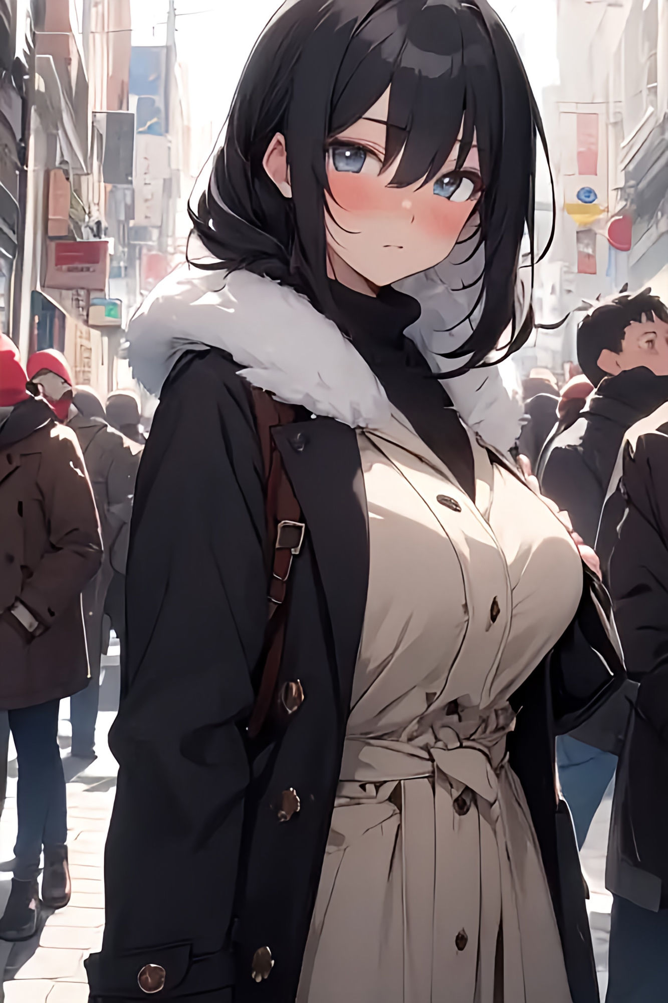 サンプル画像2:黒髪女子 画像集(夢追い虫) [d_333830]