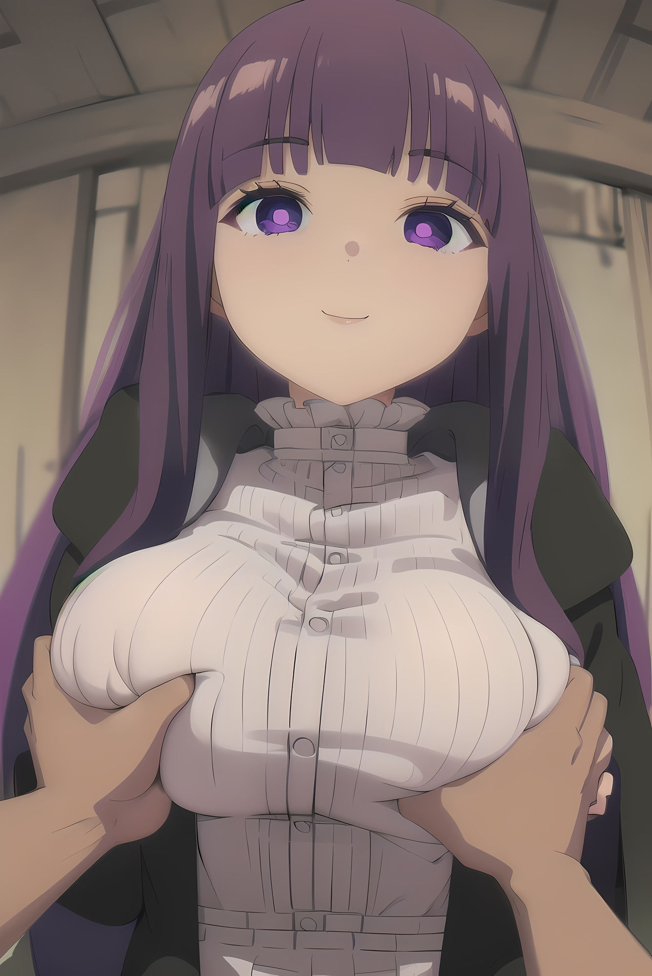 サンプル画像2:フェ〇ンえっちなAICG集(BananAIのえっちCG集) [d_333884]