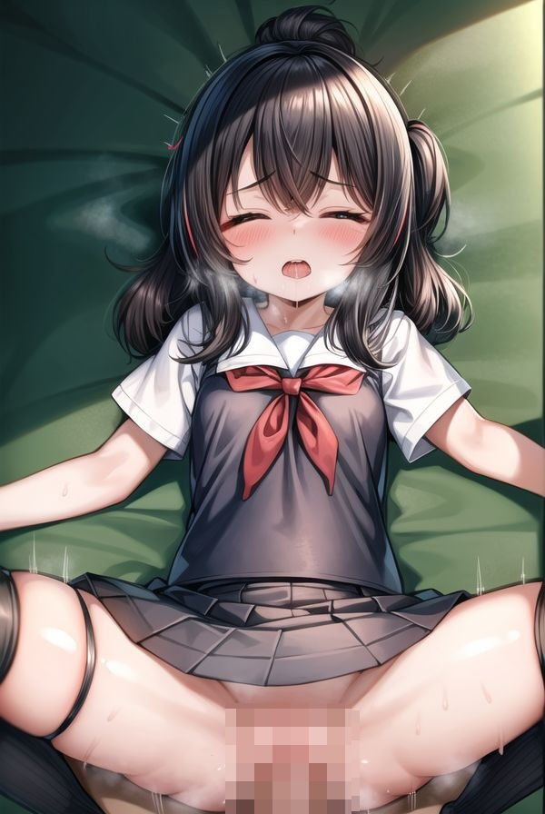 サンプル画像4:教室で初体験！妹の同級生と生ハメごっこ(二次元の華道) [d_333932]