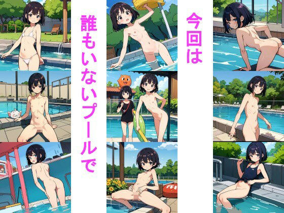 サンプル画像1:ボブカットJ〇ちゃんの秘密ver.2プール編(じぇいまる) [d_333947]