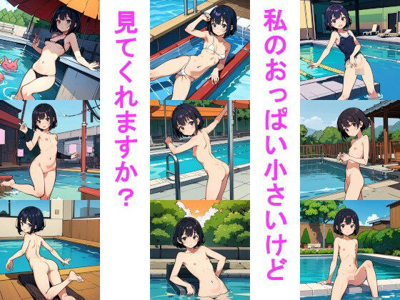 サンプル画像3:ボブカットJ〇ちゃんの秘密ver.2プール編(じぇいまる) [d_333947]