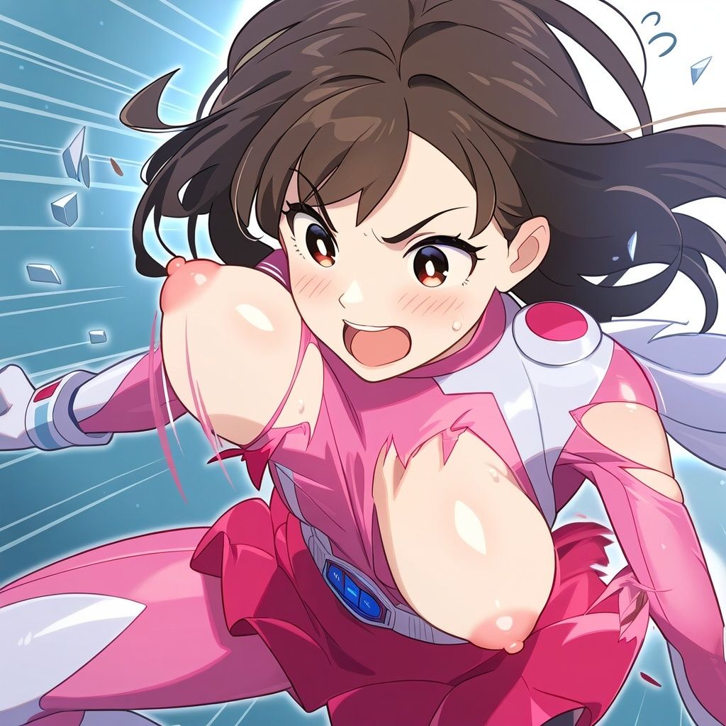 サンプル画像1:NovelAI V3 戦うヒロインHイラストまとめ(童貞ペンギン) [d_333986]