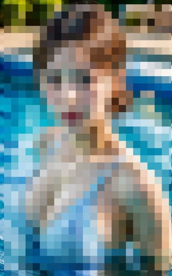 サンプル画像2:セクシー水着美女と二人きりプールデート(SUN美女研究所) [d_334006]