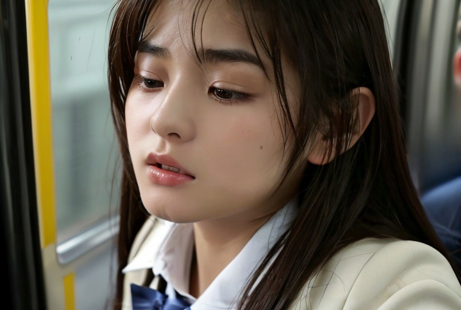 サンプル画像3:想像を掻き立てる表情女子(春巻の具) [d_334007]