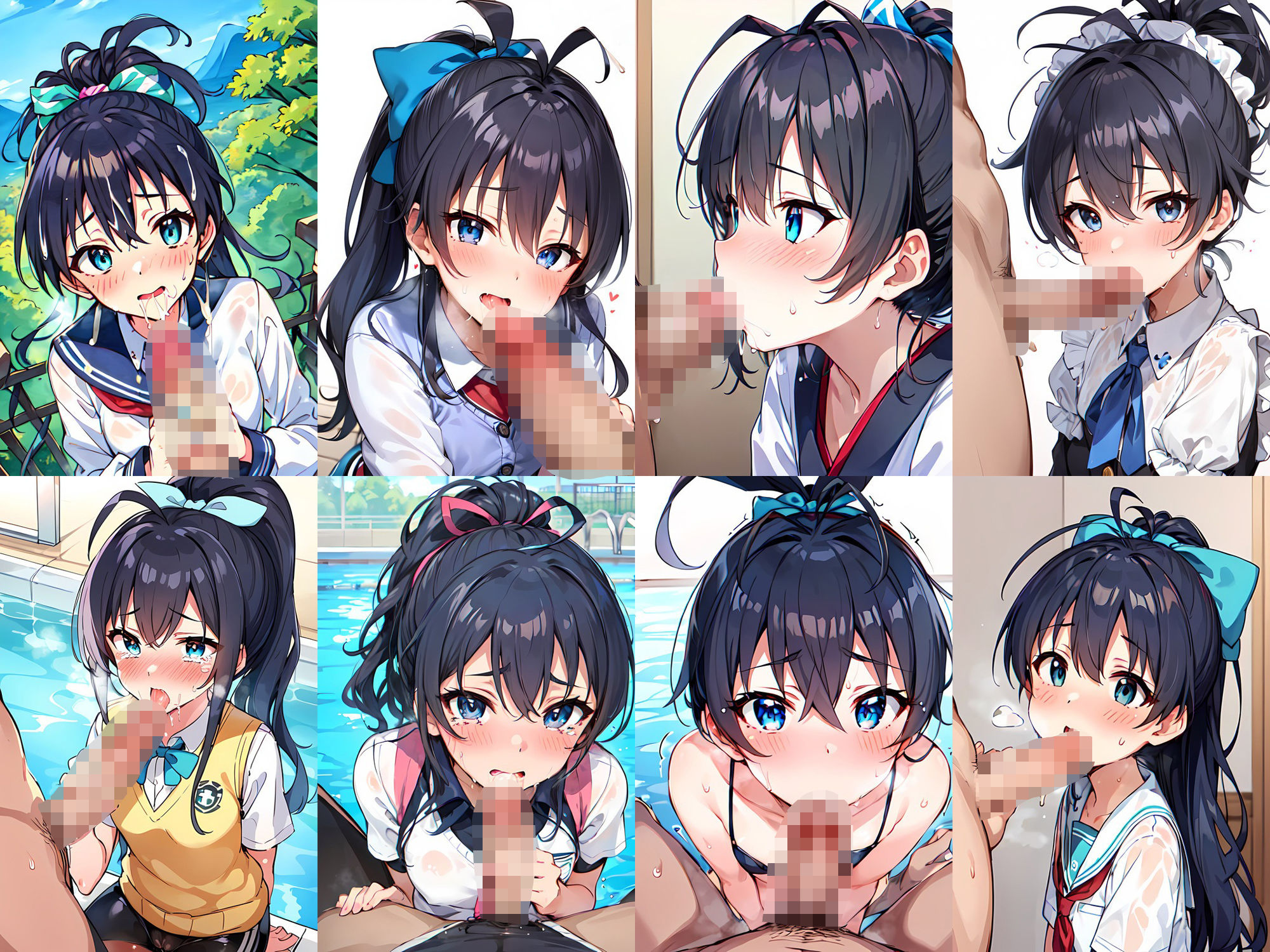 サンプル画像1:アイドルGHフェラHCG集131枚(あいそぼ（まとめ売り）) [d_334049]