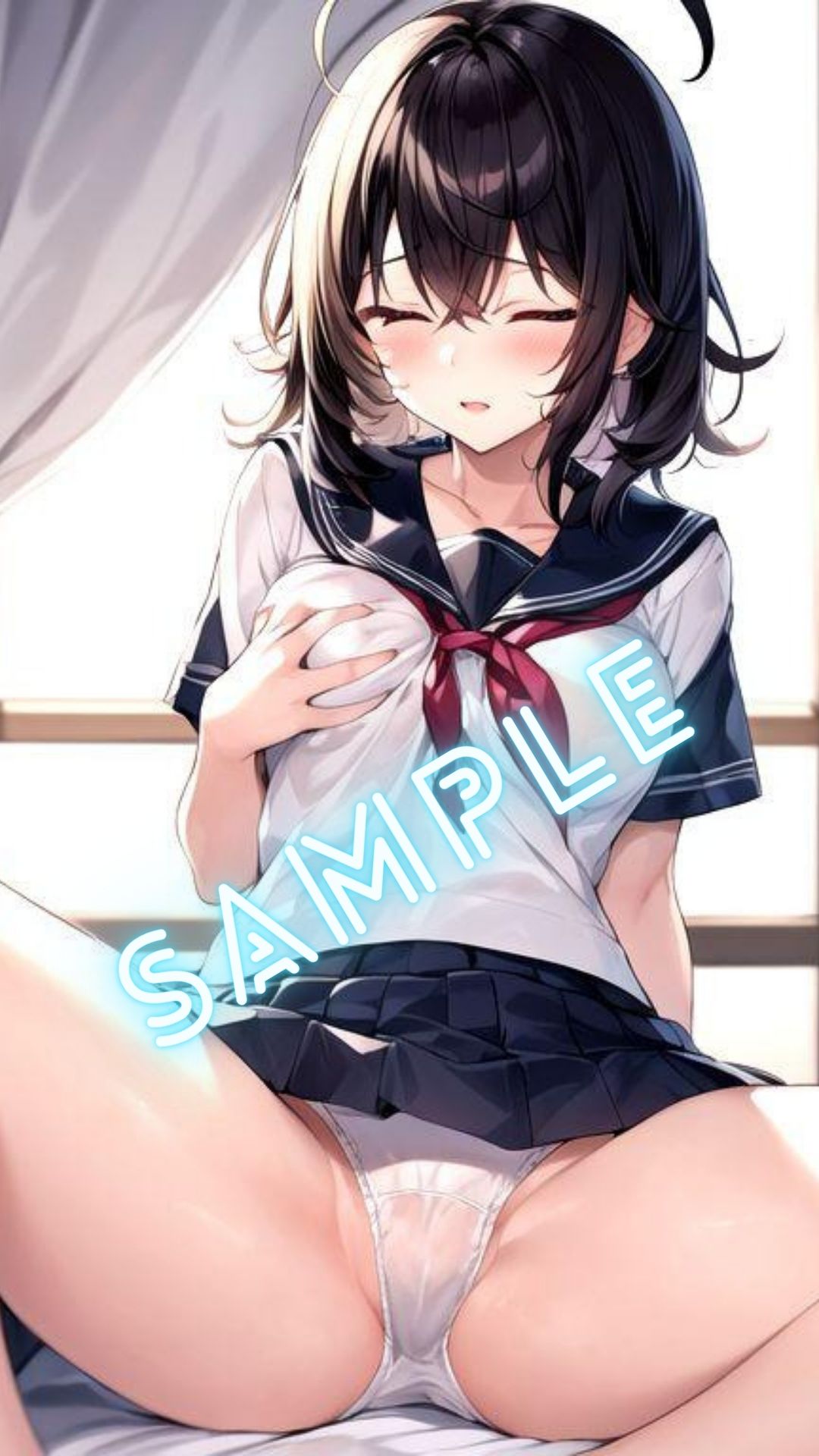 サンプル画像3:隠れ巨乳陰キャ女子◯生は実はエロい(パンティー旅情) [d_334127]