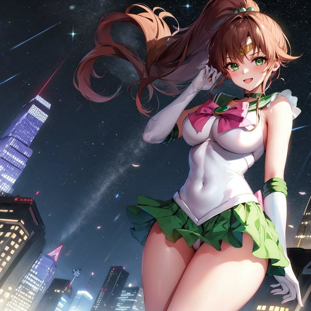 サンプル画像3:ジュピ〇ーの昼と夜(垂AI) [d_334143]