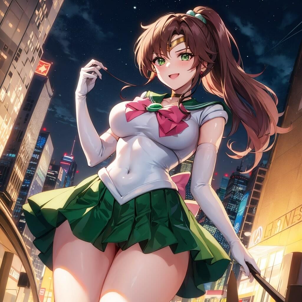 サンプル画像5:ジュピ〇ーの昼と夜(垂AI) [d_334143]