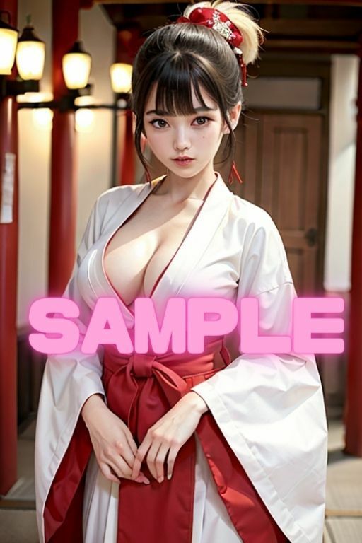 サンプル画像1:どっちの巫女を選ぶ？ 意外とS痴女 実はM痴女(ちゃんぽんちゃん) [d_334173]