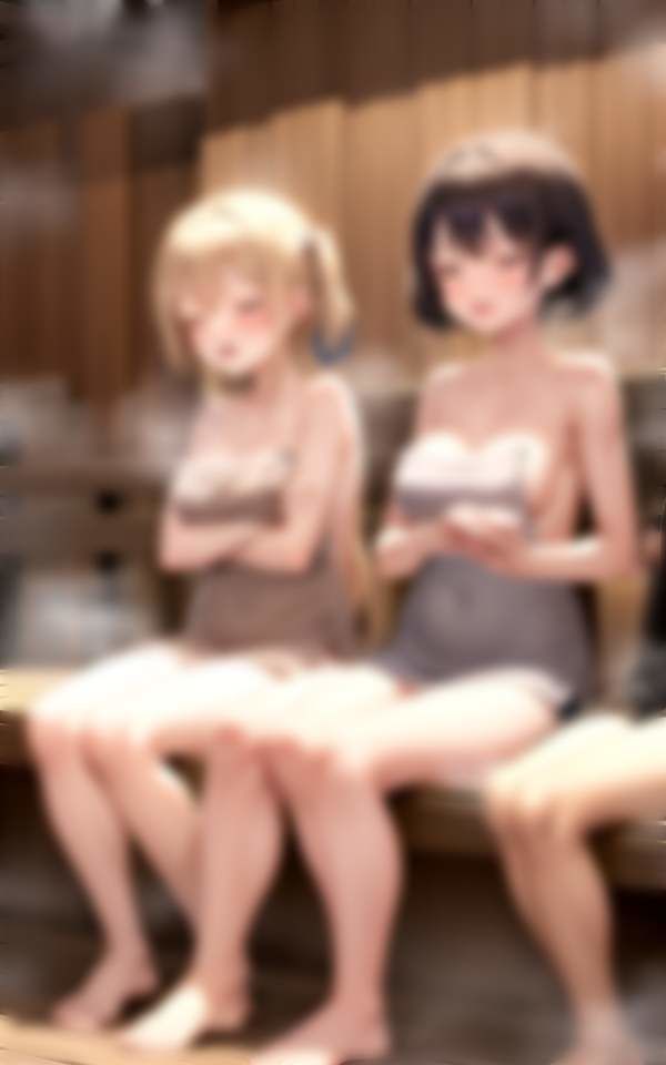 サンプル画像1:淫乱学園サウナ部 男1人乱入！？ 灼熱のサウナに敏感な体(特価セール) [d_334193]