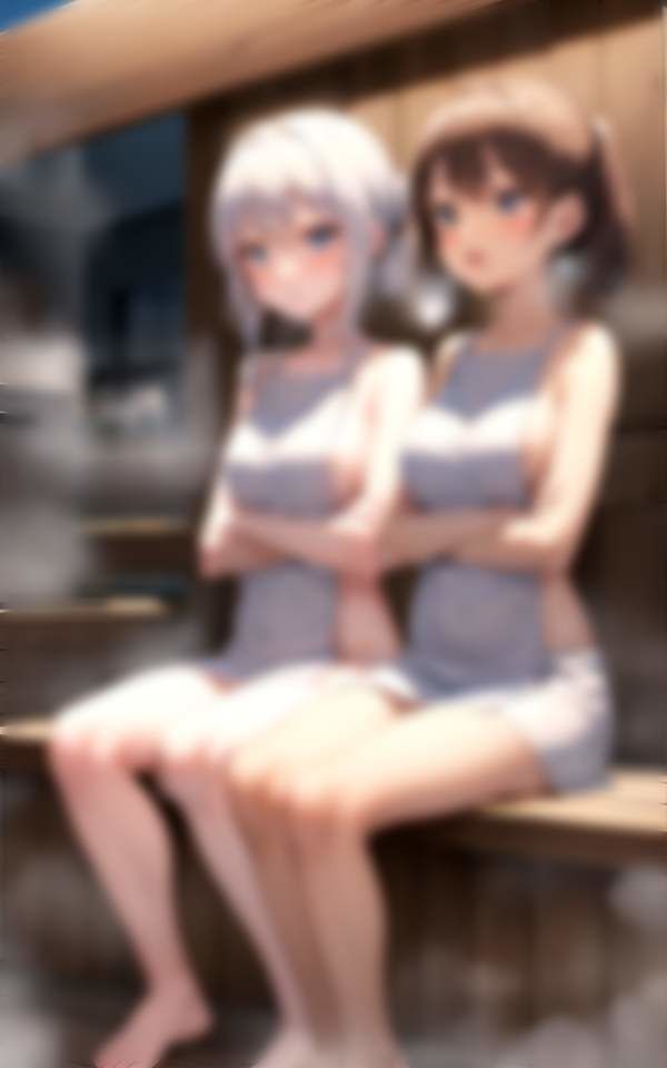 サンプル画像5:淫乱学園サウナ部 男1人乱入！？ 灼熱のサウナに敏感な体(特価セール) [d_334193]