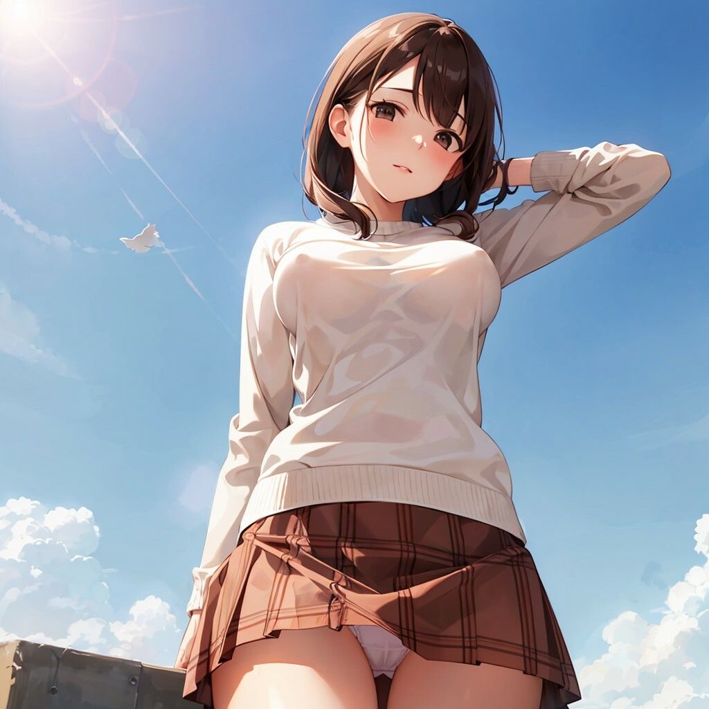 サンプル画像3:朝のおぱんつ(お値段以上、シコリ) [d_334224]