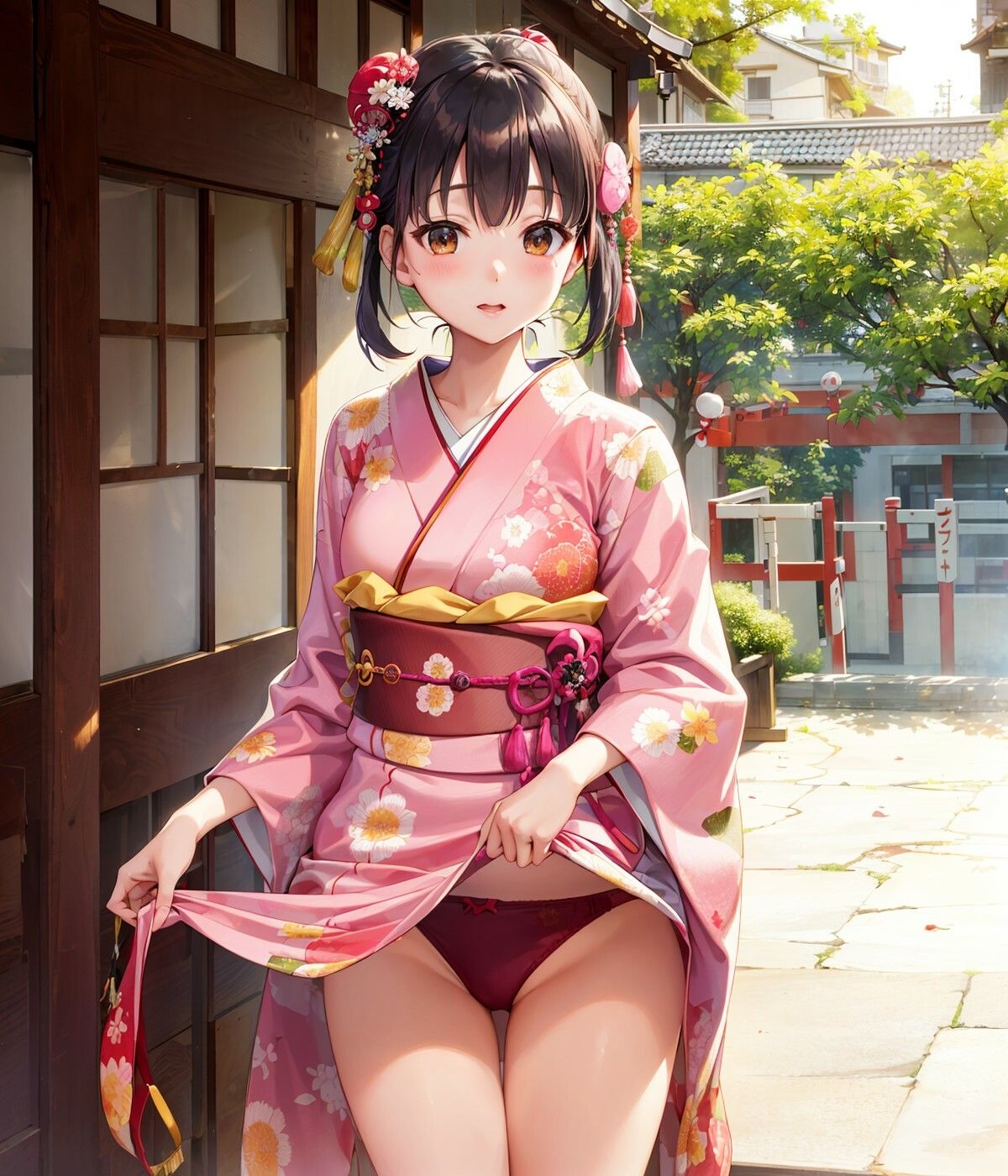 サンプル画像5:朝のおぱんつ(お値段以上、シコリ) [d_334224]