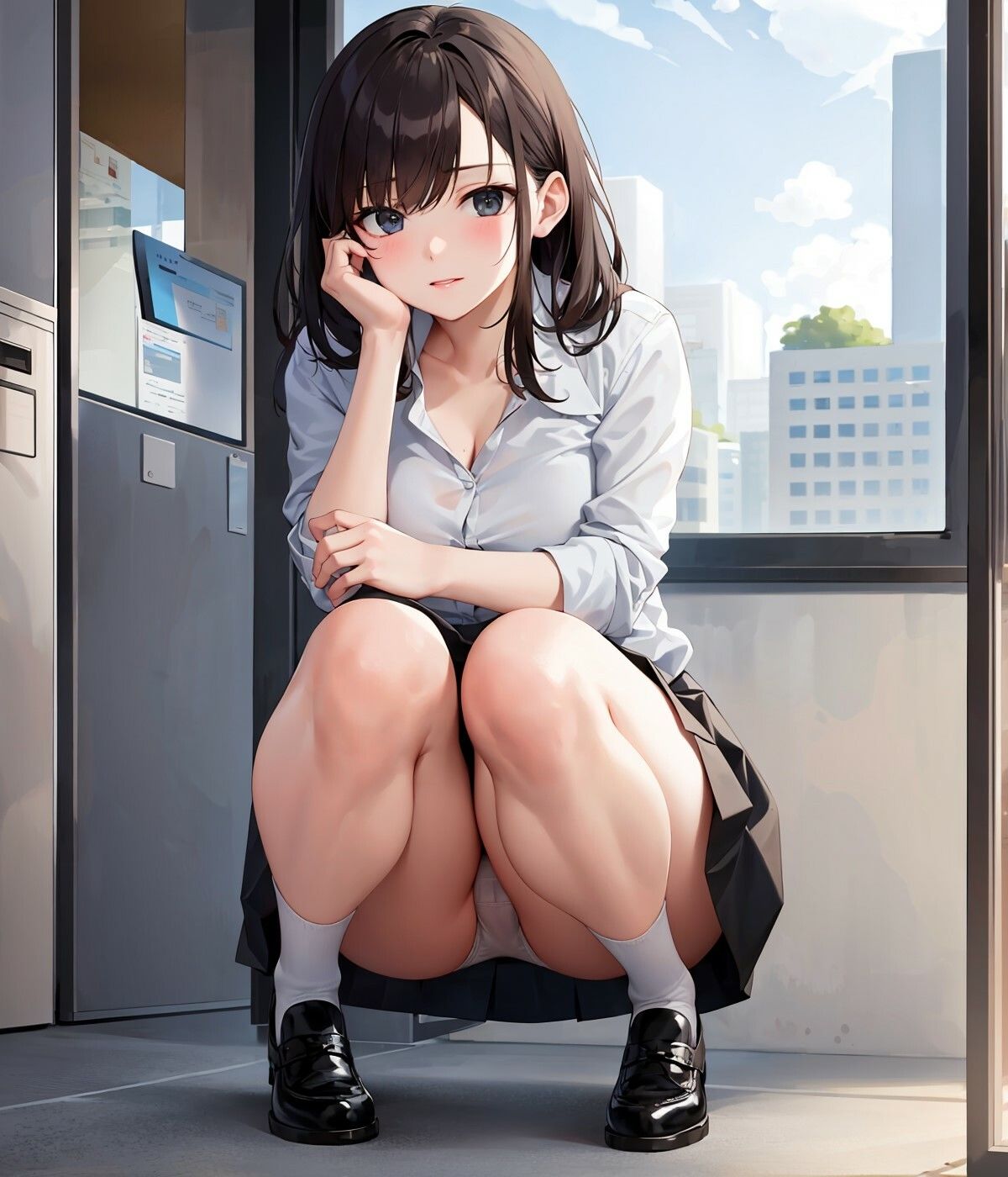 サンプル画像6:朝のおぱんつ(お値段以上、シコリ) [d_334224]