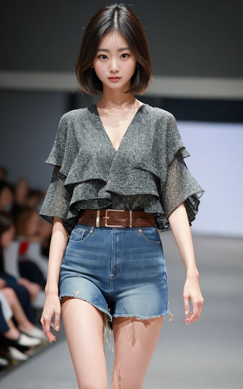 サンプル画像1:ファッションモデルのおもらし(P-AI planning) [d_334231]