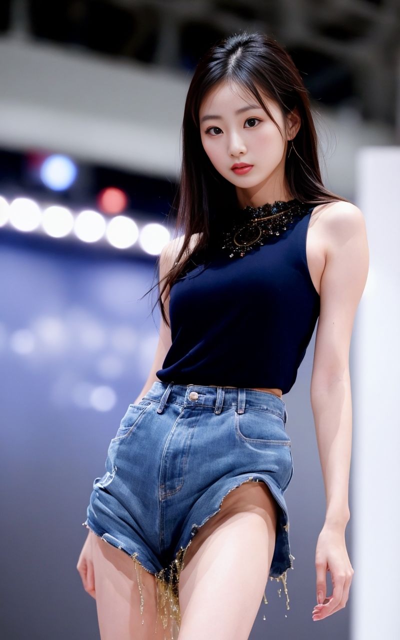 サンプル画像2:ファッションモデルのおもらし(P-AI planning) [d_334231]