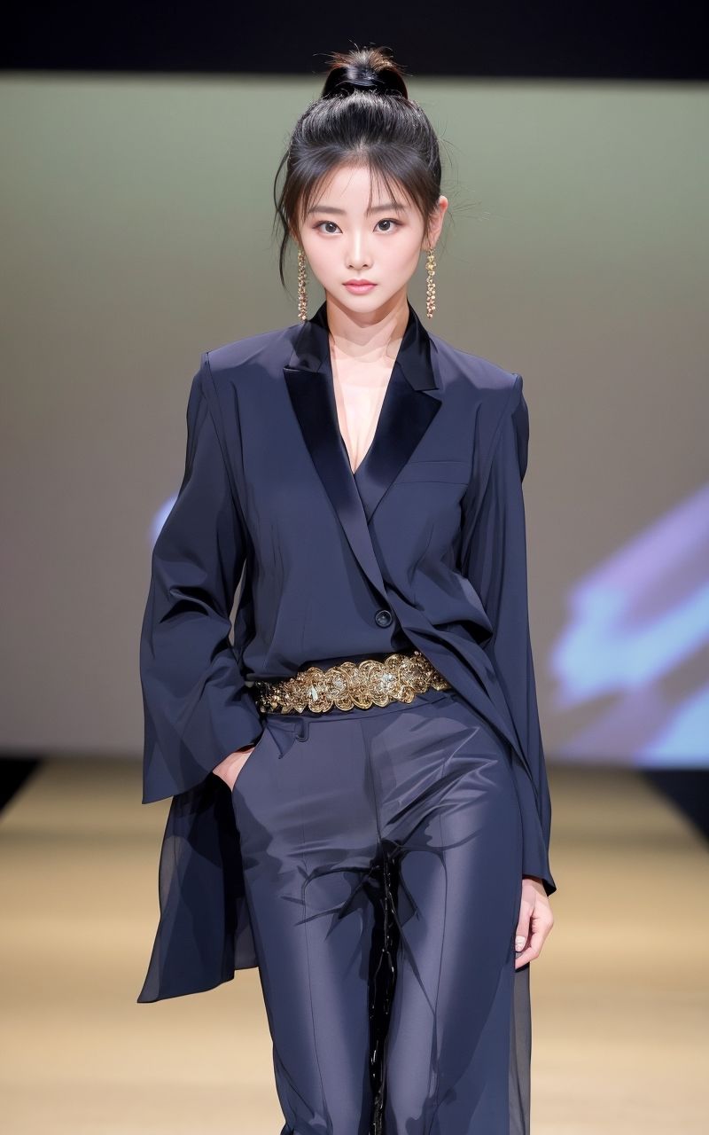 サンプル画像4:ファッションモデルのおもらし(P-AI planning) [d_334231]